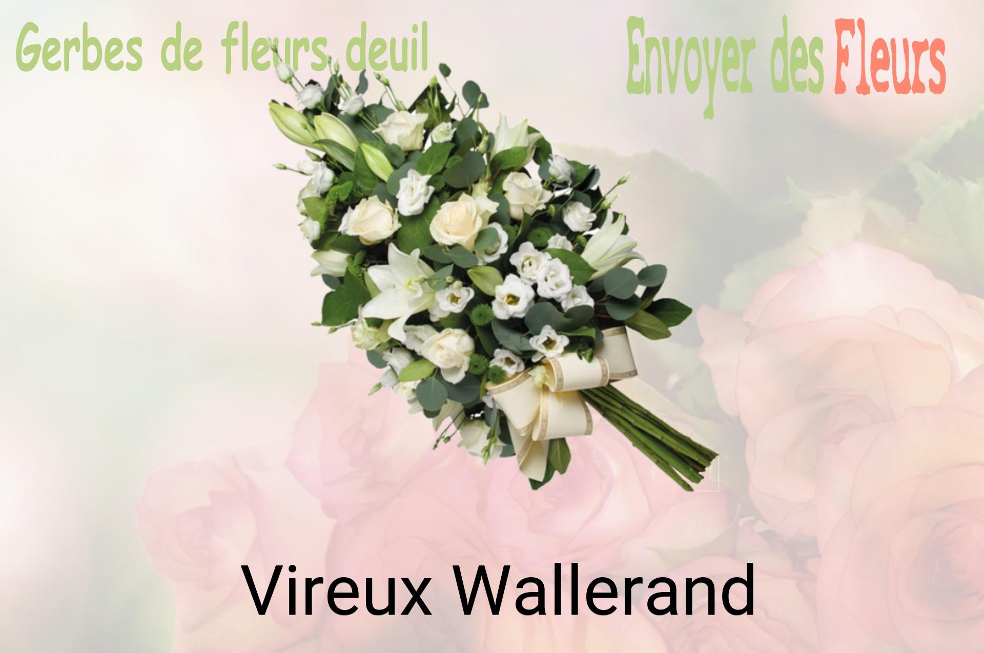 Gerbe de fleurs de deuil livrée à Vireux-Wallerand